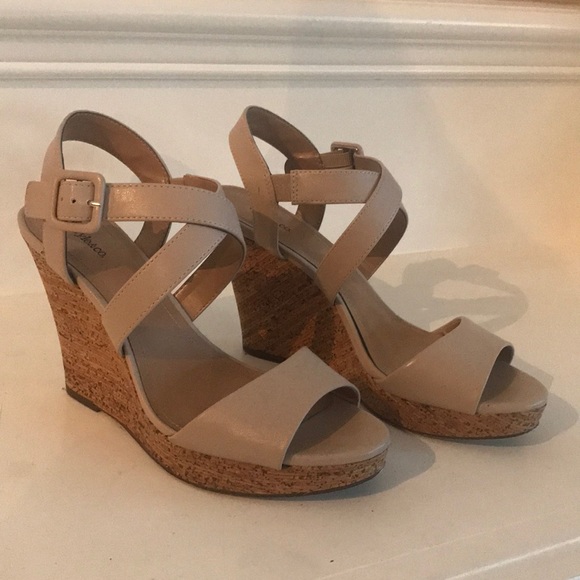Style & Co. Shoes - Cream wedges.